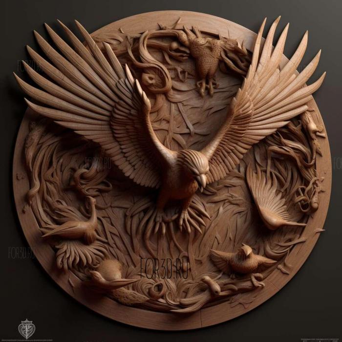 Harry Potter and the Order of the Phoenix movie 3 stl model for CNC